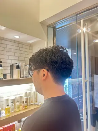 パーマ メンズ 鎌倉/メンズ/外国人 風パーマ/ﾐﾕｳのヘアスタイル