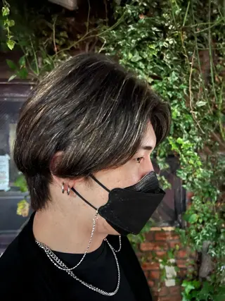 ショート カラー メンズ FLOW所属・Shouei  のヘアスタイル