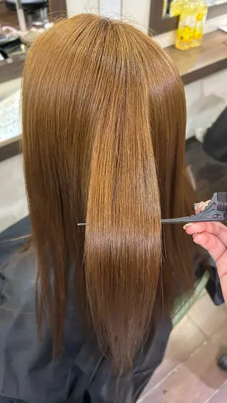 セミロング カラー 似合わせカット/ネイ ル/🌺ココネ🌺のヘアスタイル