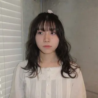 セミロング 表参道 透明感カラー kanako✧*｡のヘアスタイル