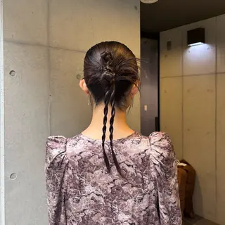 ロング ヘアアレンジ 〖❁田尻千尋| LEONID❁〗のヘアスタイル