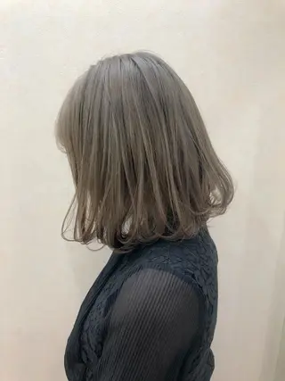 ミディアム カラー 【ニュアンスカラー・ 髪質改善】スズキカナのヘアスタイル