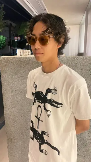 パーマ パーマ/透明感カラー 小松のヘアスタイル