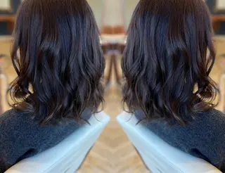 ミディアム カラー 湯浅  隆のヘアスタイル