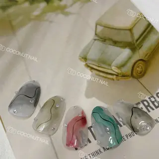 ネイル 神田 ココナッツのネイルデザイン