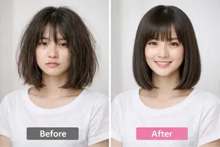 ミディアム sand Ginza所属・菅原 明日真のヘアスタイル