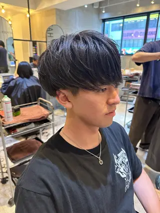 メンズ La fith hair sept 銀座店所属・KOGA／ パーマモデル募集のヘアスタイル