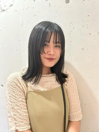 ミディアム ♡FERIA桃山台 サイトウ ユウ♡のヘアスタイル
