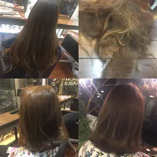 ミディアム カラー ヘアアレンジ 吉本 yoshimotoのヘアスタイル
