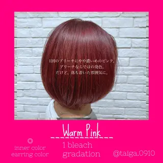 ショート カラー レディースヘア💫 加藤たいが🐯のヘアスタイル