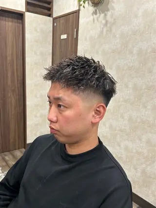 ショート パーマ メンズ メンズカット/ 雄大のヘアスタイル