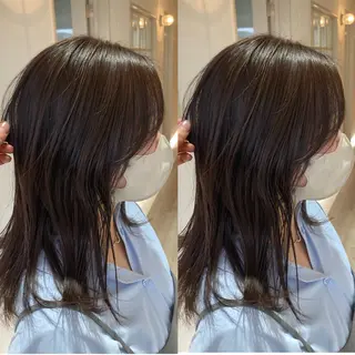 ミディアム カラー schon所属・み うのヘアスタイル