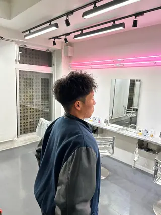 ショート パーマ メンズ stimulus所属・stimulus/ HAYATOのヘアスタイル