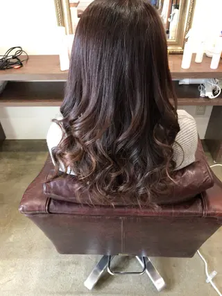 ロング レイヤーカット匠 イソザキノリユキのヘアスタイル