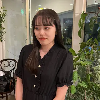 ロング カラー hair salon necco所属・高原 優のヘアスタイル