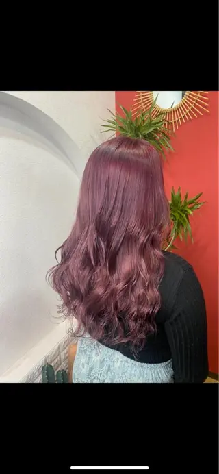 ロング 大久保 愛のヘアスタイル