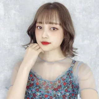 ショート カラー 韓国風×透明感カラー 髪質改善オタベシンヤのヘアスタイル