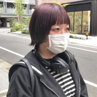 ショート カラー ✂︎ウルフ・ショート ✂︎MIKUNIのヘアスタイル