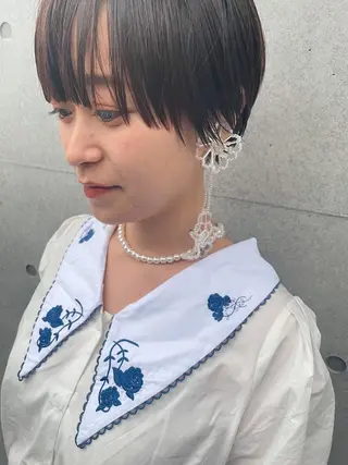 ショート カラー センスをお届けします 大谷将生INFPのヘアスタイル
