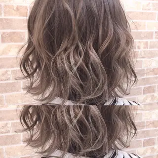 ミディアム パーマ EARTH 越谷店のヘアスタイル