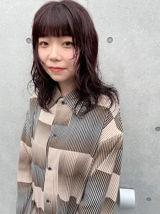 ミディアム カラー センスをお届けします 大谷将生INFPのヘアスタイル