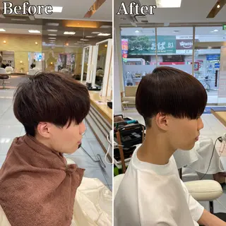 ショート パーマ メンズ 🔮メンズ縮毛矯正 毛流れパーマ💎竹永のヘアスタイル