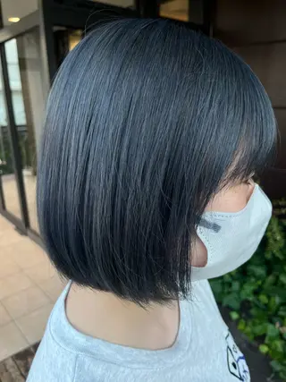 カラー 🩶韓国艶髪🇰🇷 下本夕綺のヘアスタイル