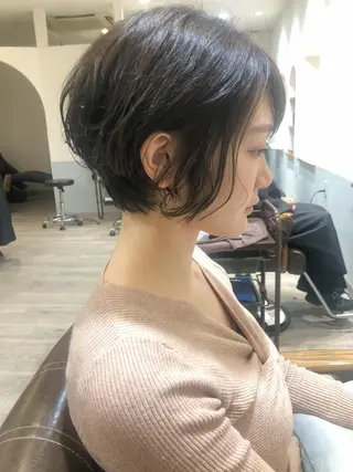 ショート 🩰オリーブ/ ベージュ松本咲花🩰のヘアスタイル