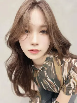 ロング 23°NADAUN所属・岐阜1番韓国ヘア/ 星羅/23°のヘアスタイル