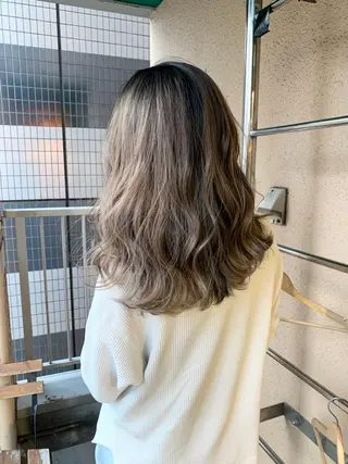 ミディアム 田中 聖也のヘアスタイル