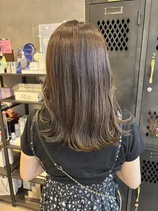 ロング カラー achieve tillのヘアスタイル