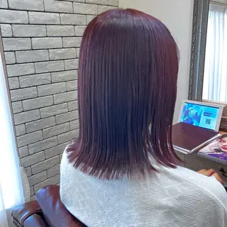 ミディアム アドラーブル はなみずき 小林のヘアスタイル