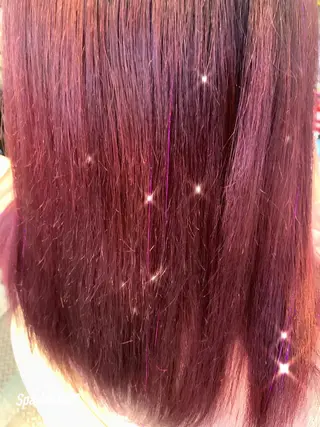 セミロング haco+所属・🌈派手髪エクステ ブレイズ🌈ひろとのヘアスタイル