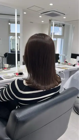 ミディアム カラー グレージュ/ベージュ /経堂/sana🌱のヘアスタイル