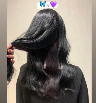 セミロング カラー ハイトーン職人💗 松本輝美のヘアスタイル