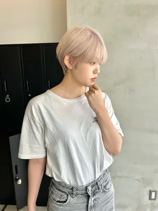 ショート カラー mood tatemachiのヘアスタイル