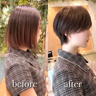 ショート 林 飛夕也のヘアスタイル