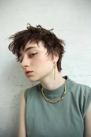 ショート パーマ 代表　土屋ヒロユキ ショートカットのヘアスタイル