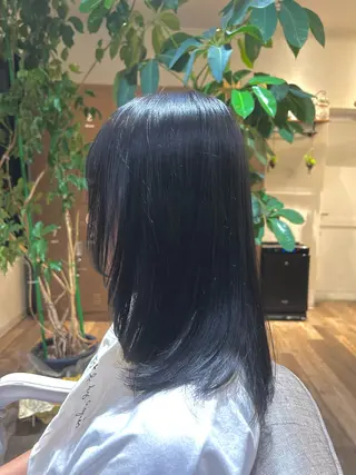 ミディアム 永田 ショーン海哉のヘアスタイル