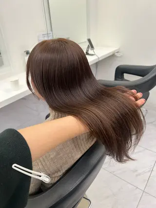 セミロング カラー 韓国レイヤーカット /REIのヘアスタイル