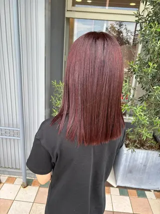 カラー HAIR＆MAKE  EARTH  秋田仁井田店所属・小濱 愛美莉のヘアスタイル