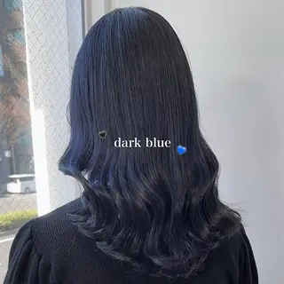 ロング カラー 韓国っぽ♡寒色/暗髪 🫧MOEKA🦋のヘアスタイル