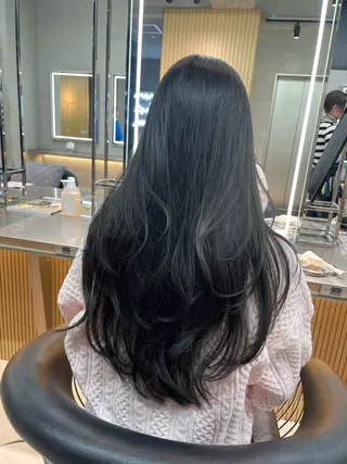 ロング カラー 韓国ヘア/レイヤー Londエレンのヘアスタイル