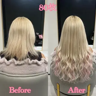 ショート シールエクステ ♡SAORI♡のヘアスタイル