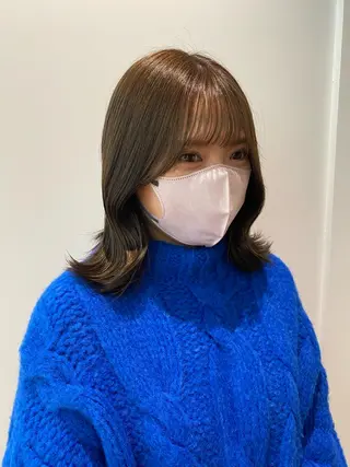 ミディアム カラー CURIO/南船場 /RIN💈🍎のヘアスタイル