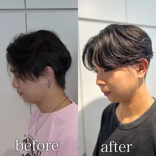 パーマ メンズ 【メンズ特化✨】 縮毛矯正/千原涼麻のヘアスタイル