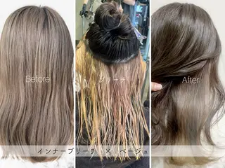 カラー SARAJU 仁川店【カラー特化】のヘアスタイル