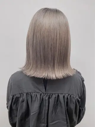 ミディアム カラー ☁️グレージュカラー TAKUYA☁️のヘアスタイル