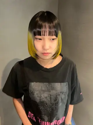 ショート カット　パーマ ／シオンのヘアスタイル