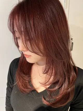 ミディアム grow恵比寿【グロウ】髪質改善/ハイライト/ブリーチ/レイヤーカット所属・奥野 貴史　代表　レイヤーのヘアスタイル